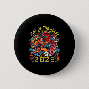 2026 Jahr des Pferdes Button