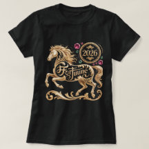 2026 Jahr des Pferdes Chinesisches Neujahr Goldene