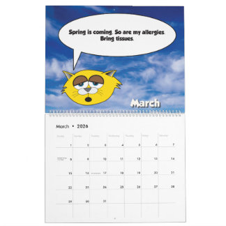 2026 Jerry The Cat Calendar Kalender