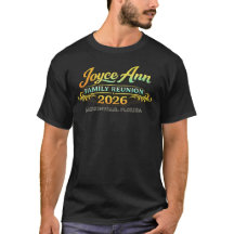 2026 Joyce Ann Familientreffen T-Shirt