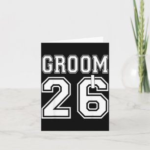 2026 Junggesellen Abschiedsparty Passende Hochzeit Karte