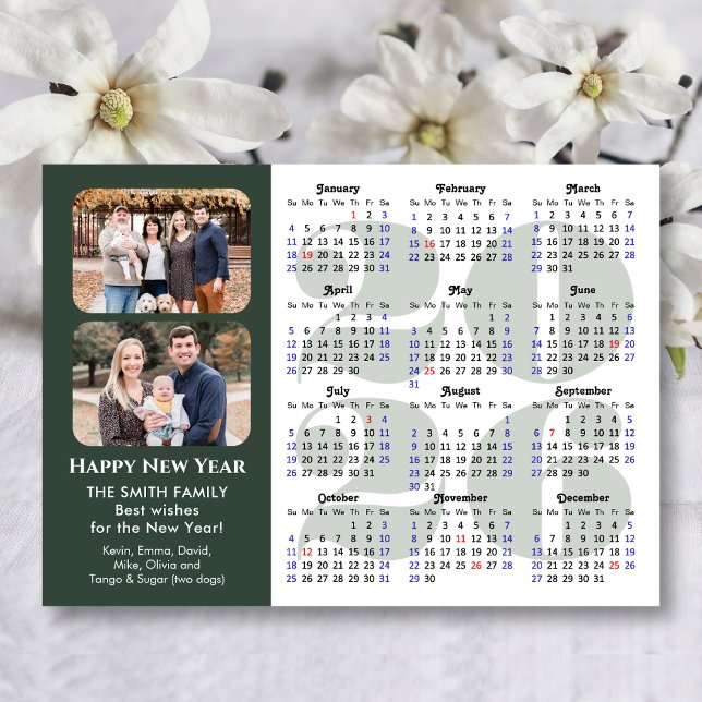 2026 Kalender 2 Foto Modernes Magazin Green Magnet (Von Creator hochgeladen)