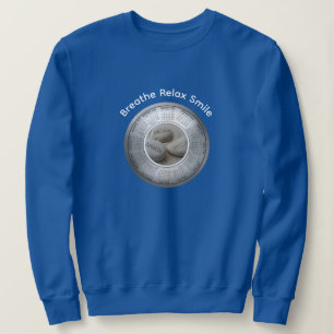 2026 Kalender Atme Entspanne Lächle Sweatshirt