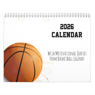 2026 Kalender Basketball Motivationszitate