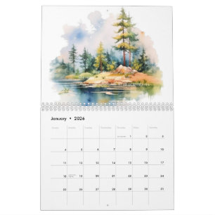 2026 Kalender-Bücher der Inspirationswand von Psal Kalender