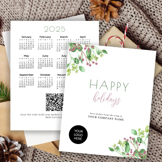 2026 Kalender Business QR Promotion Ferienkarte (Von Creator hochgeladen)