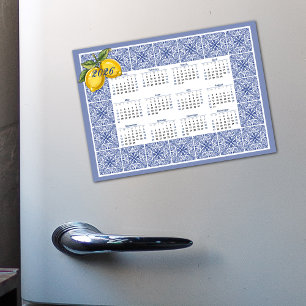 2026 Kalender Dolce Vita Italienische Fliesen und Magneteinladung