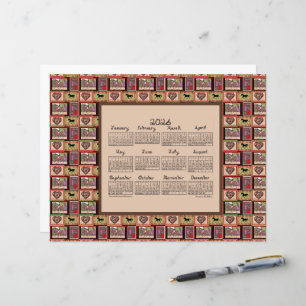 2026 Kalender Dressur Pferd Collage