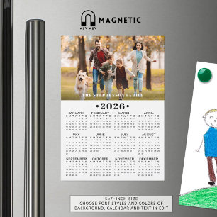 2026 Kalender Foto individuell magnetisch Magnetkarte