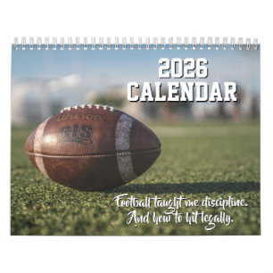 2026 Kalender Fußball Sport Spieler Fan Trainer Te