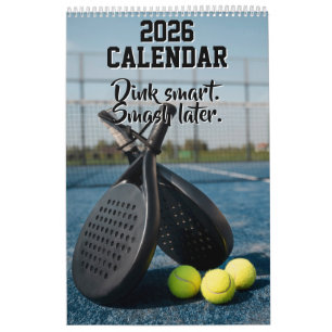 2026 Kalender Pickleball Lustige Zitate Dink Paddl