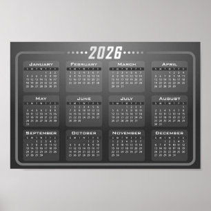 2026 Kalender  Poster