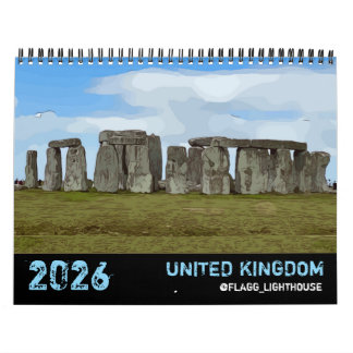 2026 KALENDER VEREINIGTES KÖNIGREICH