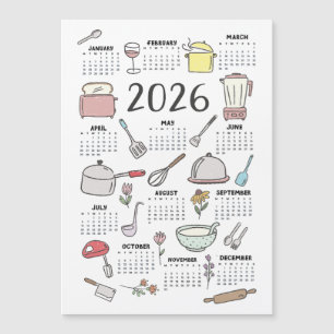 2026 Kalenderküche   Magnetkarte