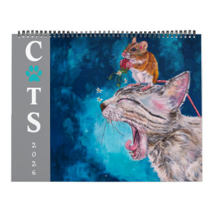 2026 Katzenkünstler-Serienkalender zweite Version Kalender