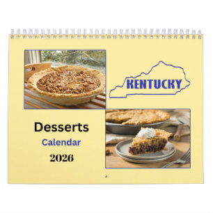 2026 Kentucky-Desserts 12-Monatskalender Kalender