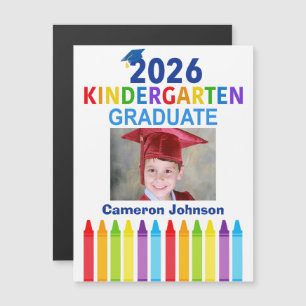 2026 Kindergarten-Abschlussfoto Magnetkarte