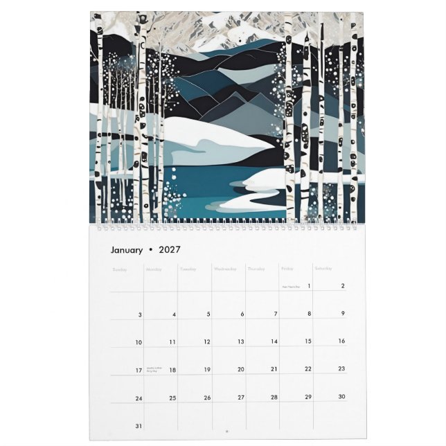 2026 Kunstkalender Kalender (Jan 2027)