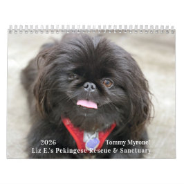 2026 Liz E.'s Pekingese Calendar Kalender