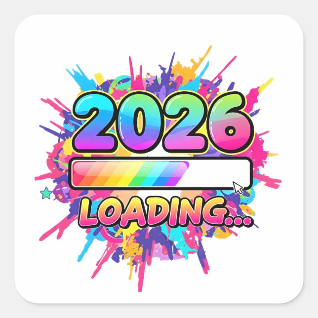 2026 Loading... Progress Bar Sticker (Devant)