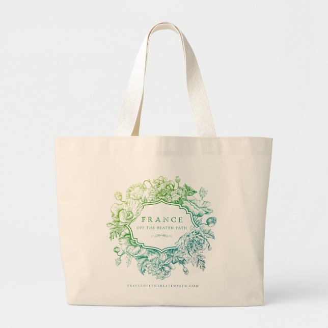 2026 Logo grüne Tasche mit langem Griff (Vorne)