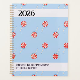 2026 Lollipop Pattern Spiral Planner Planer