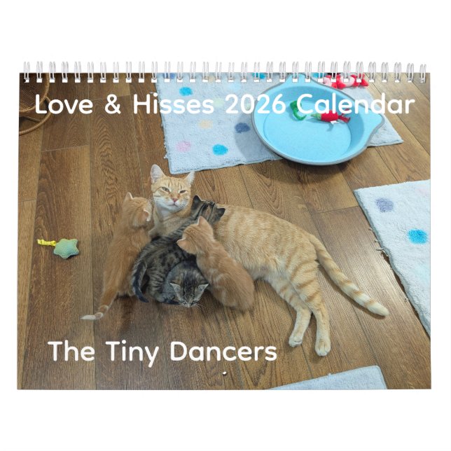 2026 Love & Hisses Calendar - The Tiny Dancers Kalender (Titelbild)