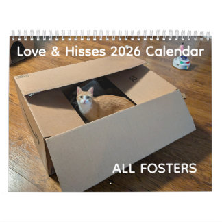 2026 Love & Hisses Kalender - ALLE PFILEGEELTERN