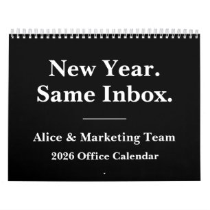 2026 Lustiger Bürokalender – Humor im Posteingang Kalender