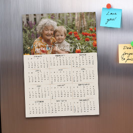2026 Magnetic Foto Calendar Volljährige 12x18 Magneteinladung