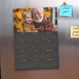 2026 Magnetic Foto Calendar Volljährige Schwarze K Magneteinladung