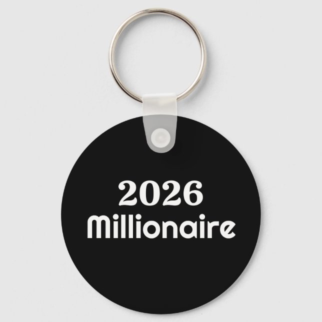 2026 Millionär Schlüsselanhänger (Vorderseite)