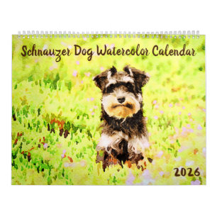 2026 Miniature Schnauzer Hund Mama Besitzer Liebha Kalender