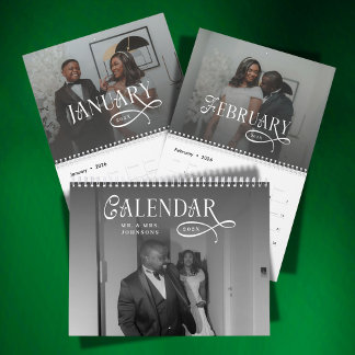 2026 Modern Elegant Wedding 14 Photos Newlyweds Kalender