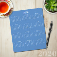 2026 Moderner Minimalistischer Blumenkalender