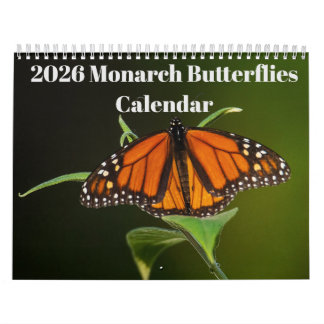 2026 Monarch Butterflies Calendar Kalender