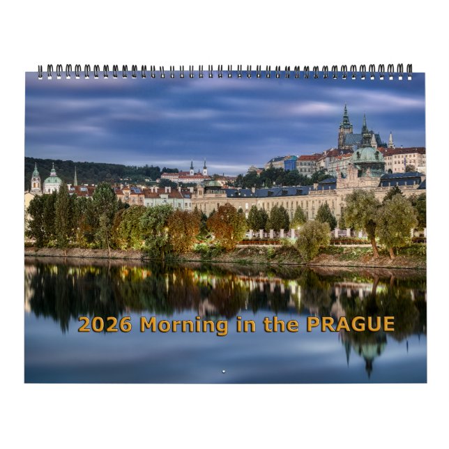 2026 Morning in the Prague Calendar Kalender (Titelbild)