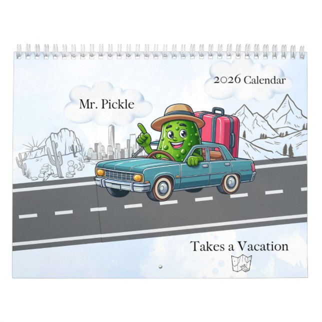 2026 Mr Pickle Takes a Vacation  Kalender (Titelbild)
