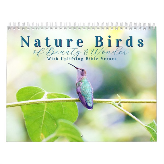 2026 Natur Vögel mit aufbauender Schriftstelle Kalender (Titelbild)