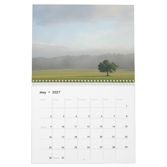 2026 Nature Calendar Kalender (Mai 2027)