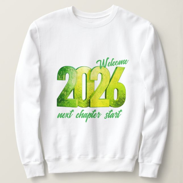 2026 NEUJAHR DAMEN BASIC SWEATSHIRT (Design vorne)