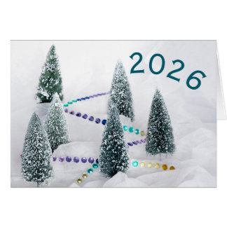 2026 Neujahr & Weihnachtsbäume Rhinestones Wunsch