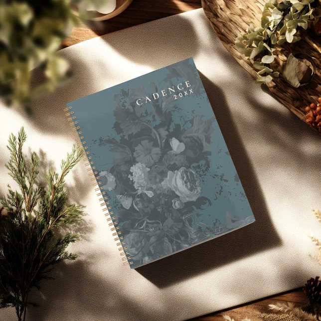 2026 New Year Green Minimal Floral Abstract Chic Planer (Von Creator hochgeladen)