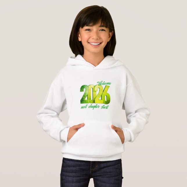 2026 NEW YEAR KIDS PULLOVER HOODIE (Vorne ganz)