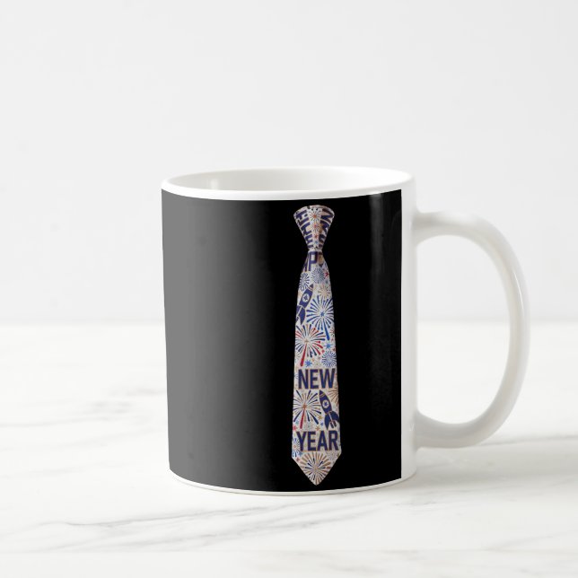 2026 New Year's Party Funny Fireworks Party New Ye Kaffeetasse (Rechts)