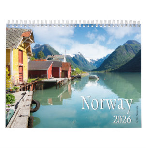 2026 Norvège paysage photographie Calendrier