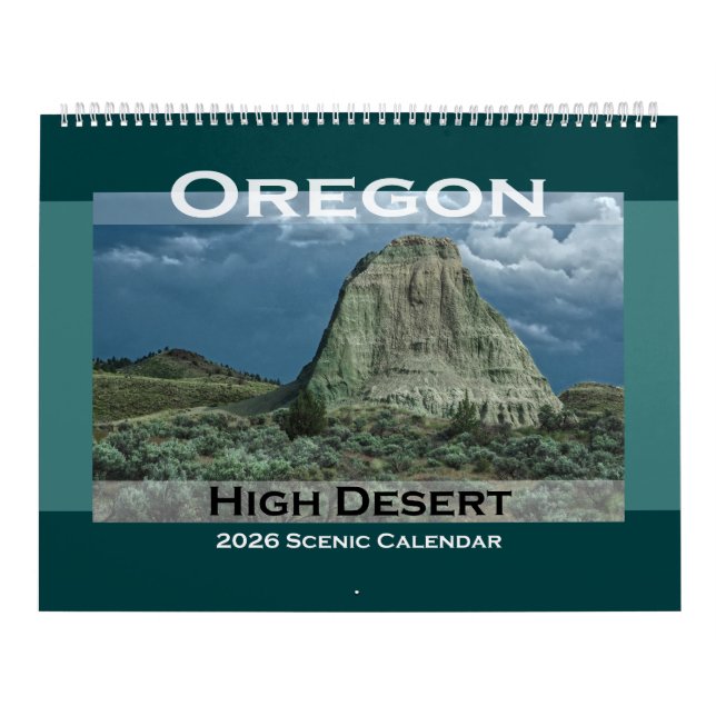 2026 Oregon High Desert Calendar Kalender (Titelbild)