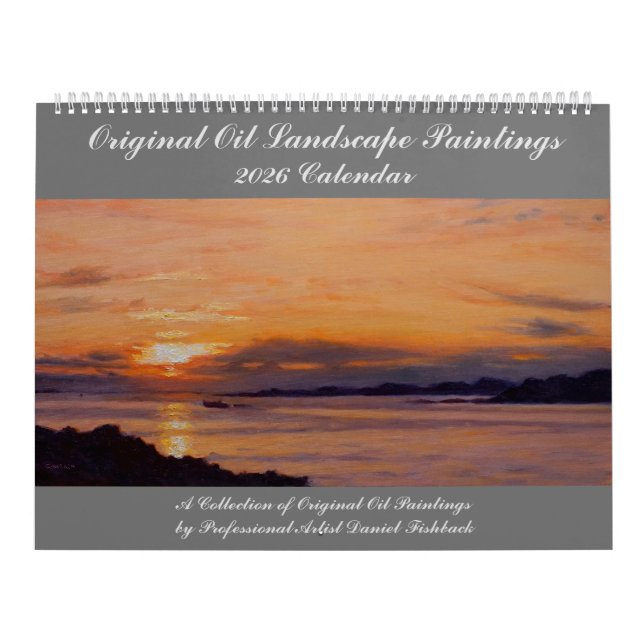 2026 Original Landscape Paintings Kalender (Titelbild)
