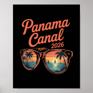 2026 Panamakanal Kreuzfahrt Familienreise Freunde  Poster