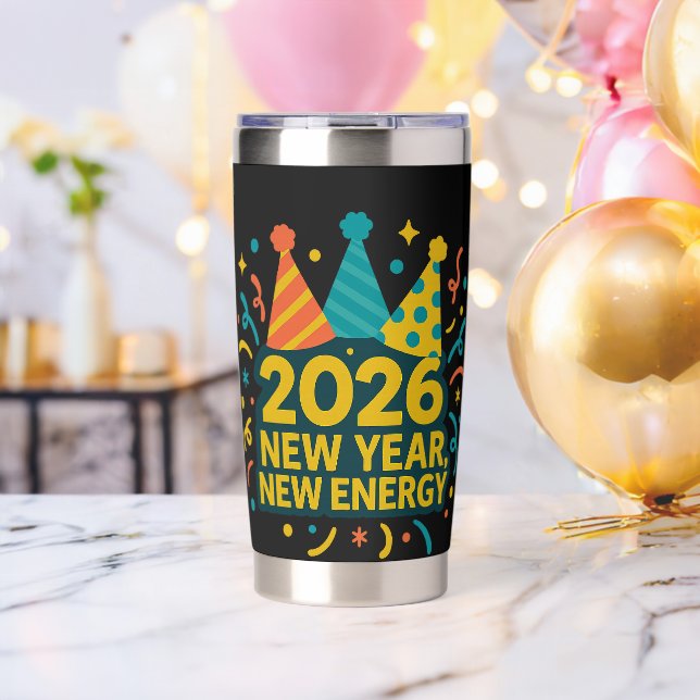 2026 Party Hat Fun Thermobecher (Bachelor Party (gedreht))